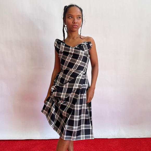 Vivienne Westwood VINTAGE BRAND NEWSS10 GOLD LABEL “DAME” CORSET DRESS UK 10US 6 - Picture 16 of 17